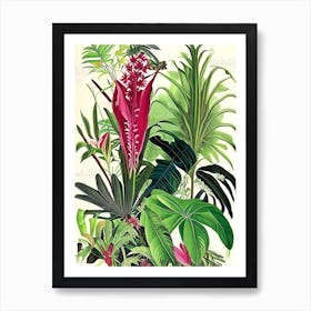 Jungle 1 Botanicals Art Print