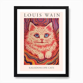 Louis Wain, Kaleidoscope Cats Poster 16 Art Print