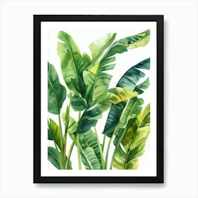 Banana Leaves 35 Art Print