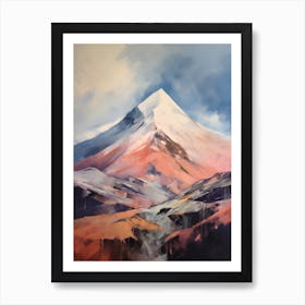 Ben Wyvis Scotland 3 Mountain Painting Art Print