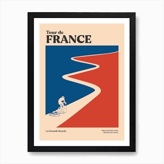 Tour De France Grand Tour Cycling Art Print