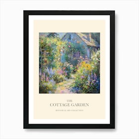 Nature Cottage Garden Poster 4 Art Print