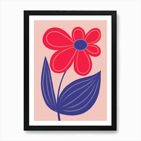 Big Bright Flower Art Print