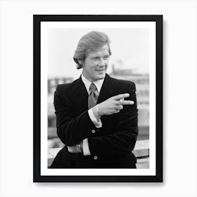 Roger Moore Is The New 007, 1972 Art Print