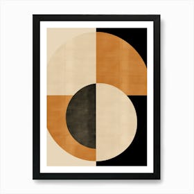 Beige Bauhaus Schweinfurt Spectrum Art Print