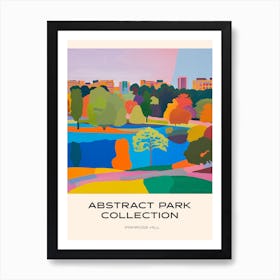 Abstract Park Collection Poster Primrose Hill London 1 Art Print