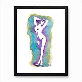 Nude woman 1 Art Print