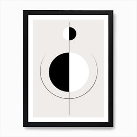 Minimal Abstract Shapes 6 Art Print