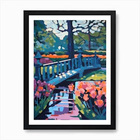 Keukenhof Gardens, Netherlands, Painting 1 Art Print