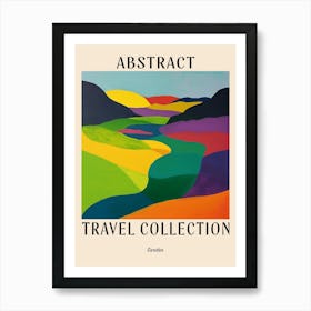 Abstract Travel Collection Poster Sweden Art Print