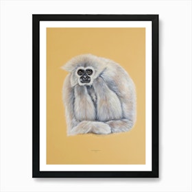 Portrait of a Gibbon Art Print