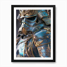 Stormtropper As A Vintagepunk Samurai 23 Art Print