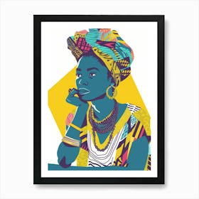 African Woman 215 Art Print