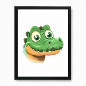 Alligator Head 5 Poster