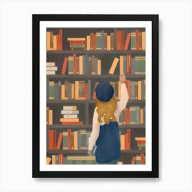 Library Love Art Print