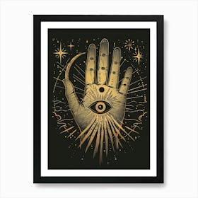 All Seeing Hand 1 Art Print