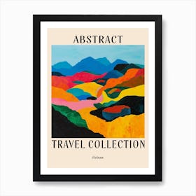 Abstract Travel Collection Poster Vietnam 3 Art Print