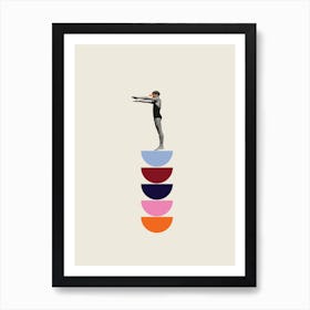 The Swimmer 1 Art Print