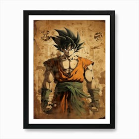 Dragon Ball Z Wallpaper 33 Art Print