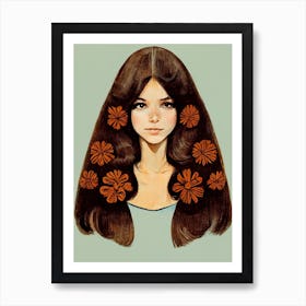 The Flower Child Art Print