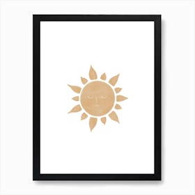 Boho Sun  Art Print