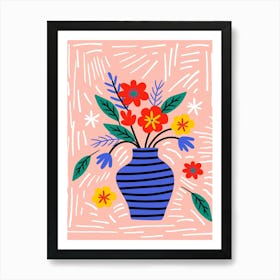 Flowers In A Vase 1 Art Print