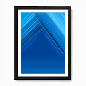 Abstract Blue Background 1 Art Print