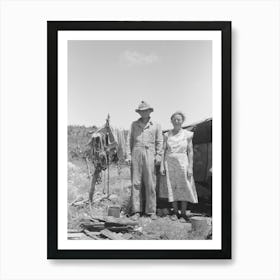 Untitled Photo, Possibly Related To Migrant Agricultural Workers Camped Near Vian, Oklahoma By Russell Lee Art Print