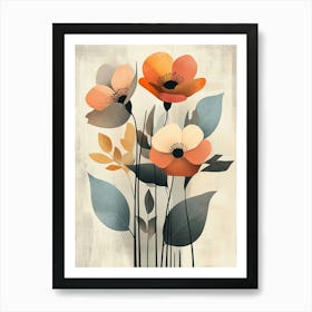 Flowers In A Vase 105 Art Print