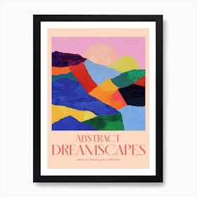 Abstract Dreamscapes Landscape Collection 37 Art Print