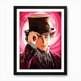 willy wonka movie 4 Art Print