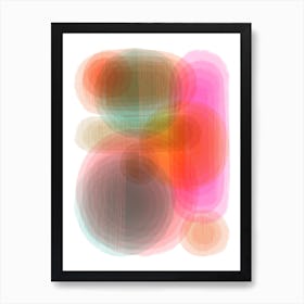 Stitched Chroma 3 Art Print