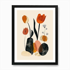 Abstract Home Objects 1 Art Print