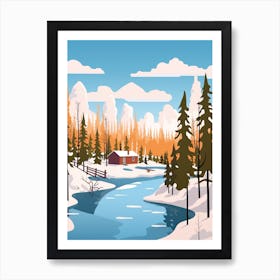 Finland 2 Travel Illustration Art Print