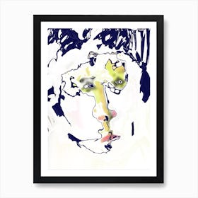 Face Of A Woman Art Print