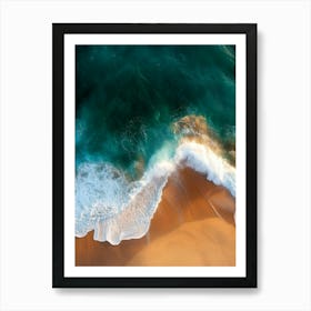 Aerial View Of A Beach 19 Art Print