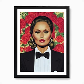 Faye Dunaway Illustration Movies Art Print