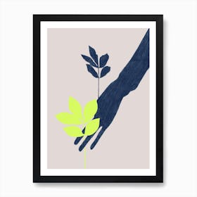 Leaf Shadow Art Print