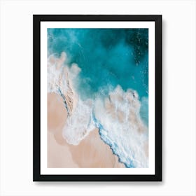 Aerial View Of The Ocean 13 Art Print