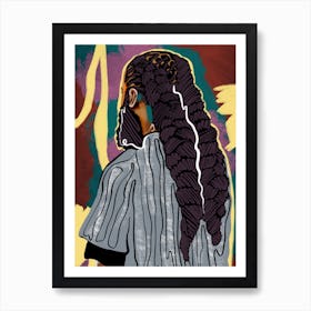 Rockin' The Locs Art Print