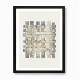 Pattern on pattern No.1 Art Print