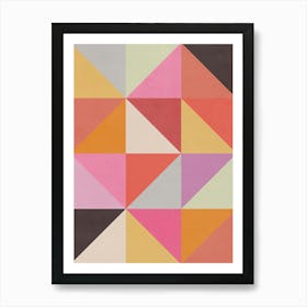 Geometric Shapes - TS01 Art Print