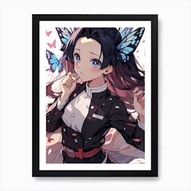 Demon Slayer Aoi Kanzaki (30) 1 Art Print