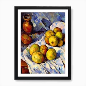 Potato Cezanne Style vegetable Art Print