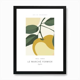 Apples Le Marche Fermier Poster 3 Art Print