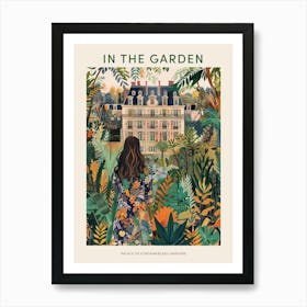 In The Garden Poster Palace Of Fontainebleau Gardens France 2 Art Print