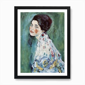 Porträt Einer Dame, Gustav Klimt Art Print