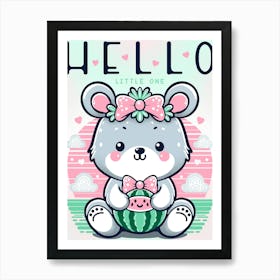 Hello Little One Art Print