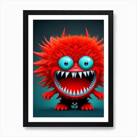 Monster Monster Monster Monster Monster Monster Monster Monster Monster 11 Art Print