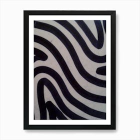 Zebra Stripes Art Print